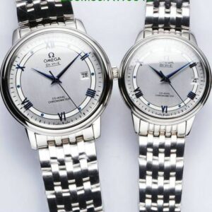 Omega De Ville Prestige SS 32.7MM / 39.5MM Super Clone Replica Ref. 424.10.40.20.02.001