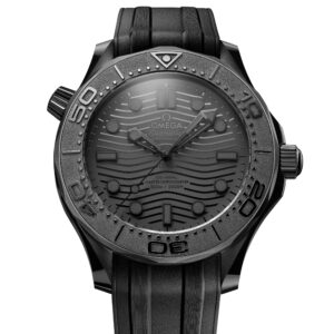 Omega Seamaster Diver Ghost 300m CER Black Black Rubber Strap Asia 8806 Super Clone Replica