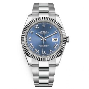 ROLEX DATE JUST-41MM AZZURO BLUE REF :126334 Super Clone Replica