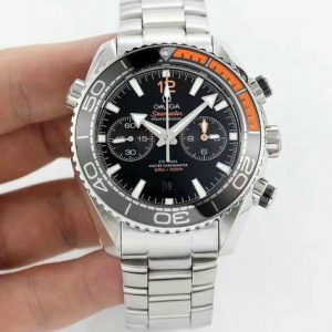 Omega Seamaster Planet Ocean 600M Black/Steel 43MM Super Clone Replica